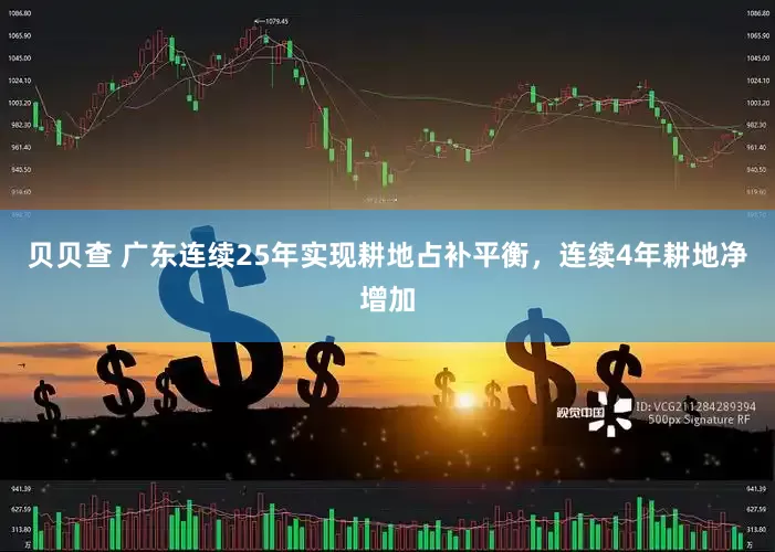 贝贝查 广东连续25年实现耕地占补平衡，连续4年耕地净增加