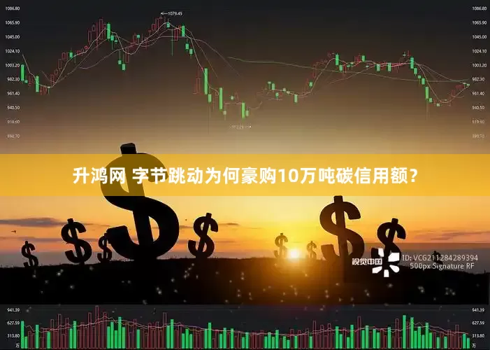 升鸿网 字节跳动为何豪购10万吨碳信用额？