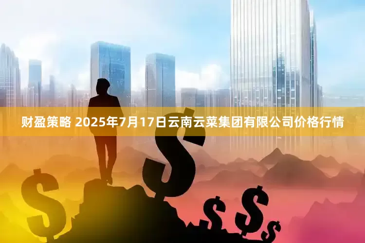 财盈策略 2025年7月17日云南云菜集团有限公司价格行情