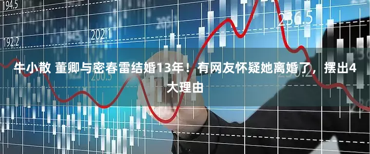 牛小散 董卿与密春雷结婚13年！有网友怀疑她离婚了，摆出4大理由
